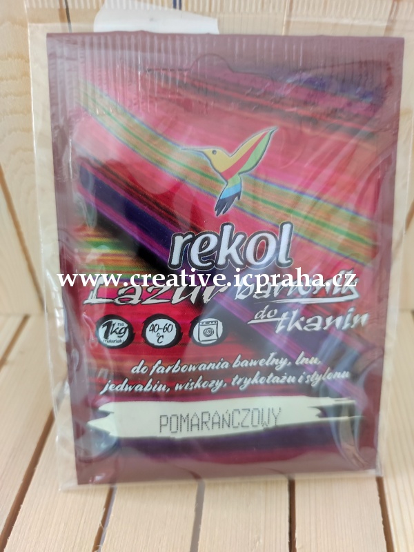 Rekol barva na textil 18g - oranžová 3